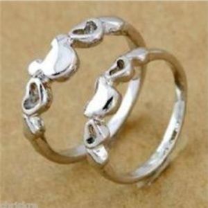 Mickey Mouse Disney Silver Ring Band Size 5 6 7 8 9